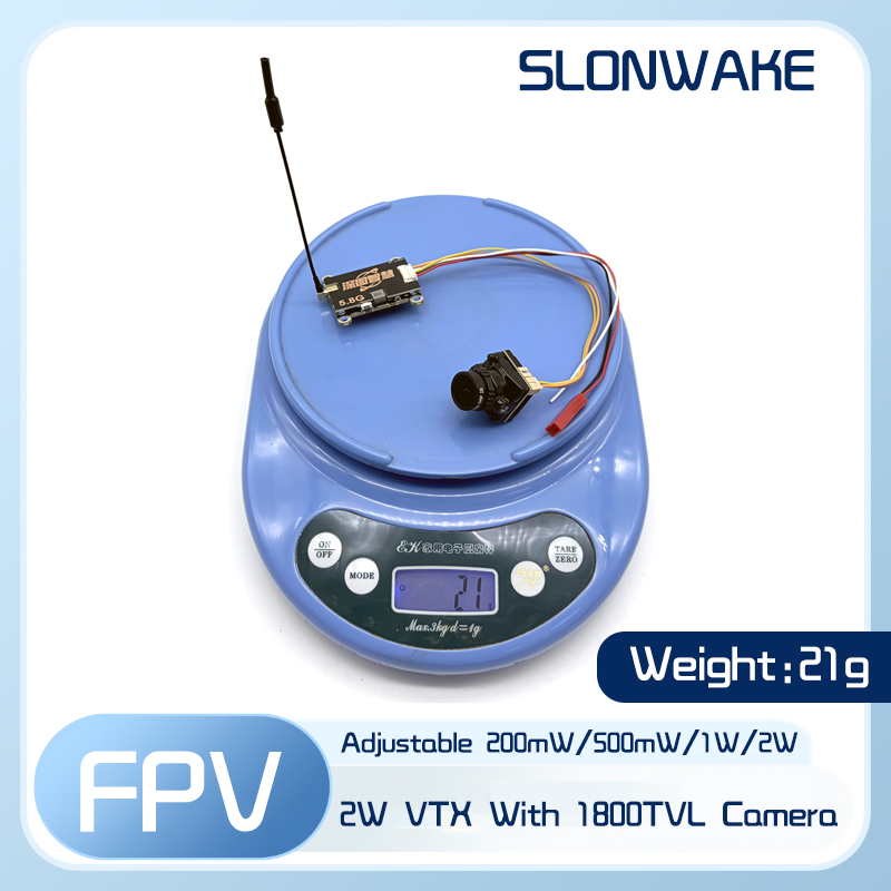 SLONWAKE 5.8G 56CH 2W transmit - огляд і ціна Fpv Drone Camera