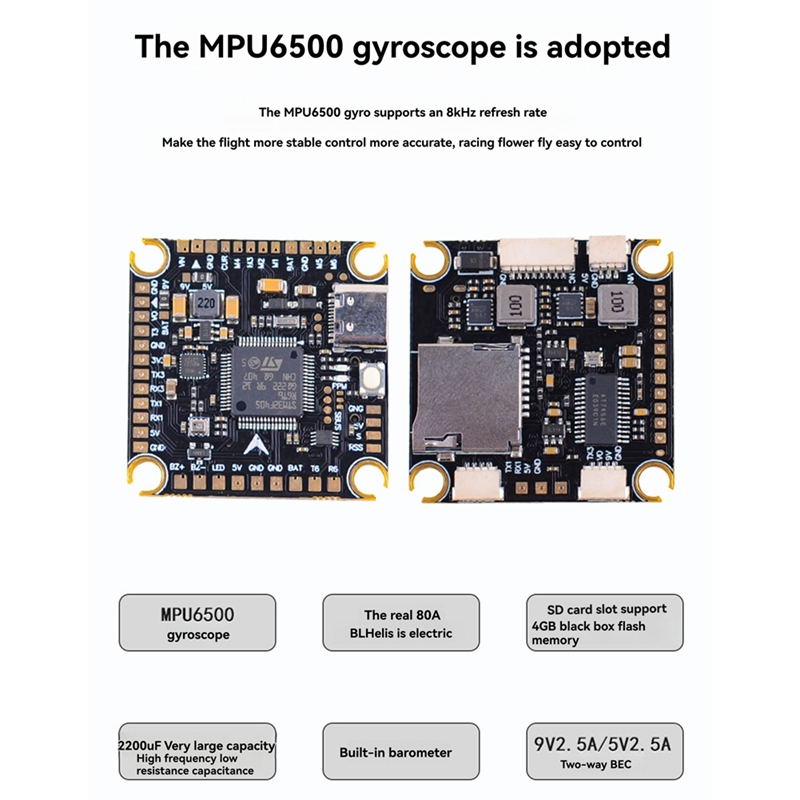 80A+F405/F722 STACK for 13inch - огляд і ціна Fpv Drone Flight Controller