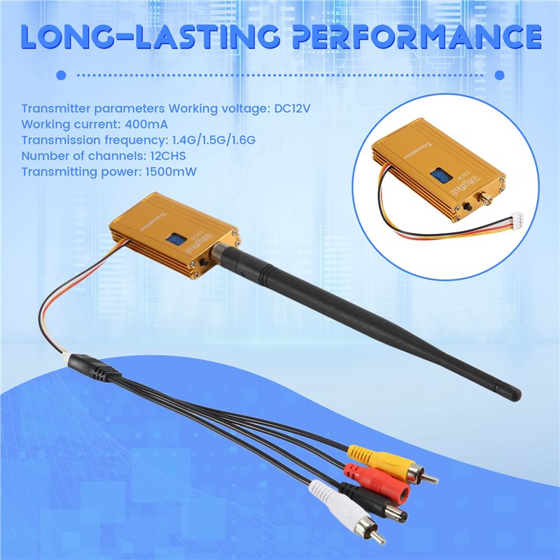 A48U 1.5G 1.5W FPV VTX 12CH 15 - огляд і ціна Fpv Drone Vtx