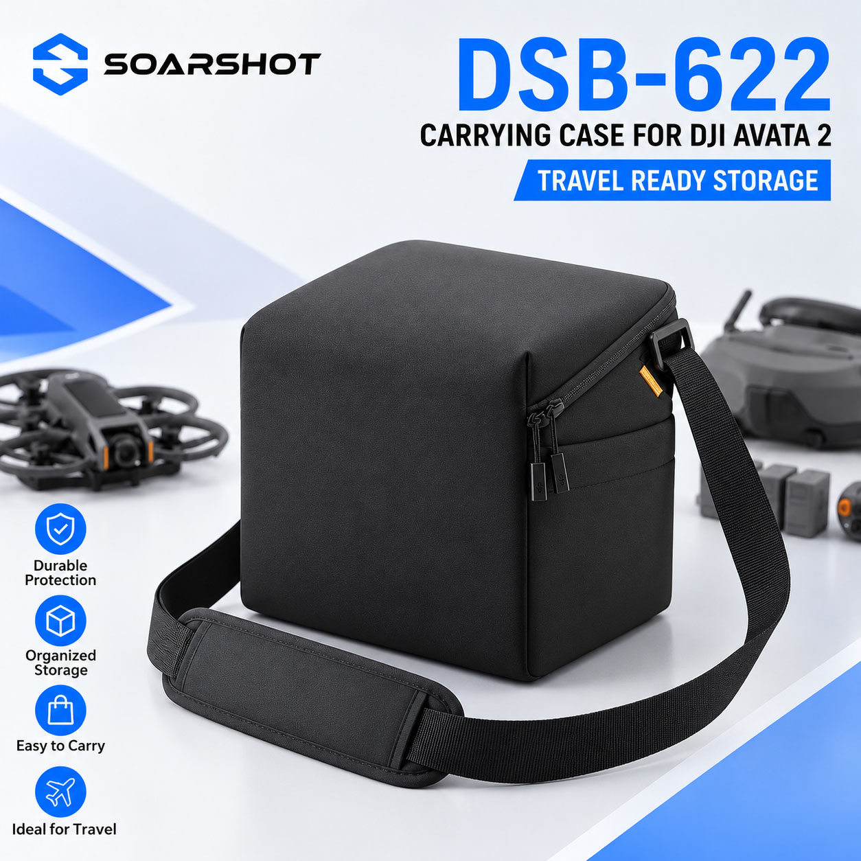 SOARSHOT Carrying Case for DJI - огляд і ціна Fpv Drone Bag
